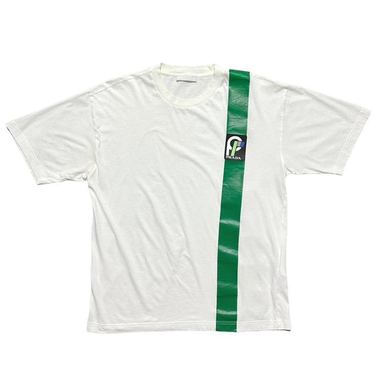 Prada Rubber Logo White T-Shirt - Known Source