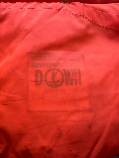 1980's K-Mart Reversible Down Vest - M | Medium, Red