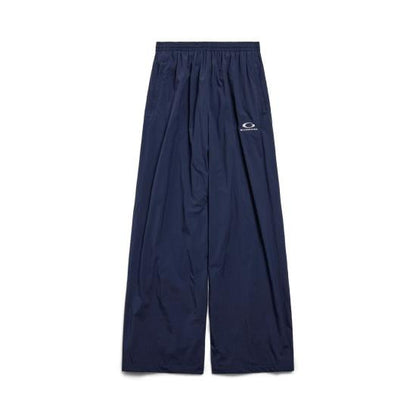 Balenciaga Navy Nylon Track Pants 25SS | Small, Navy