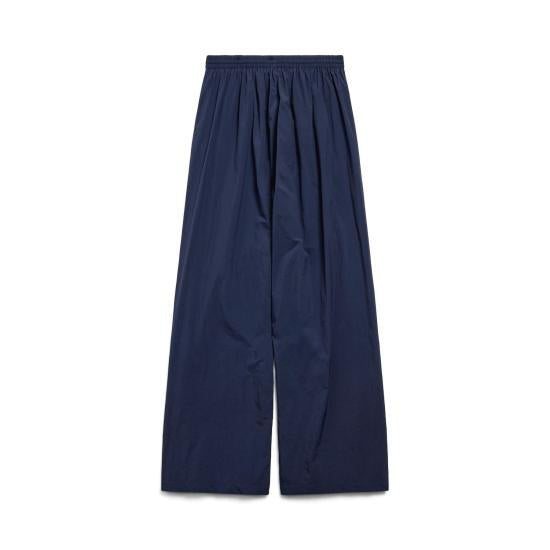 Balenciaga Navy Nylon Track Pants 25SS | Small, Navy