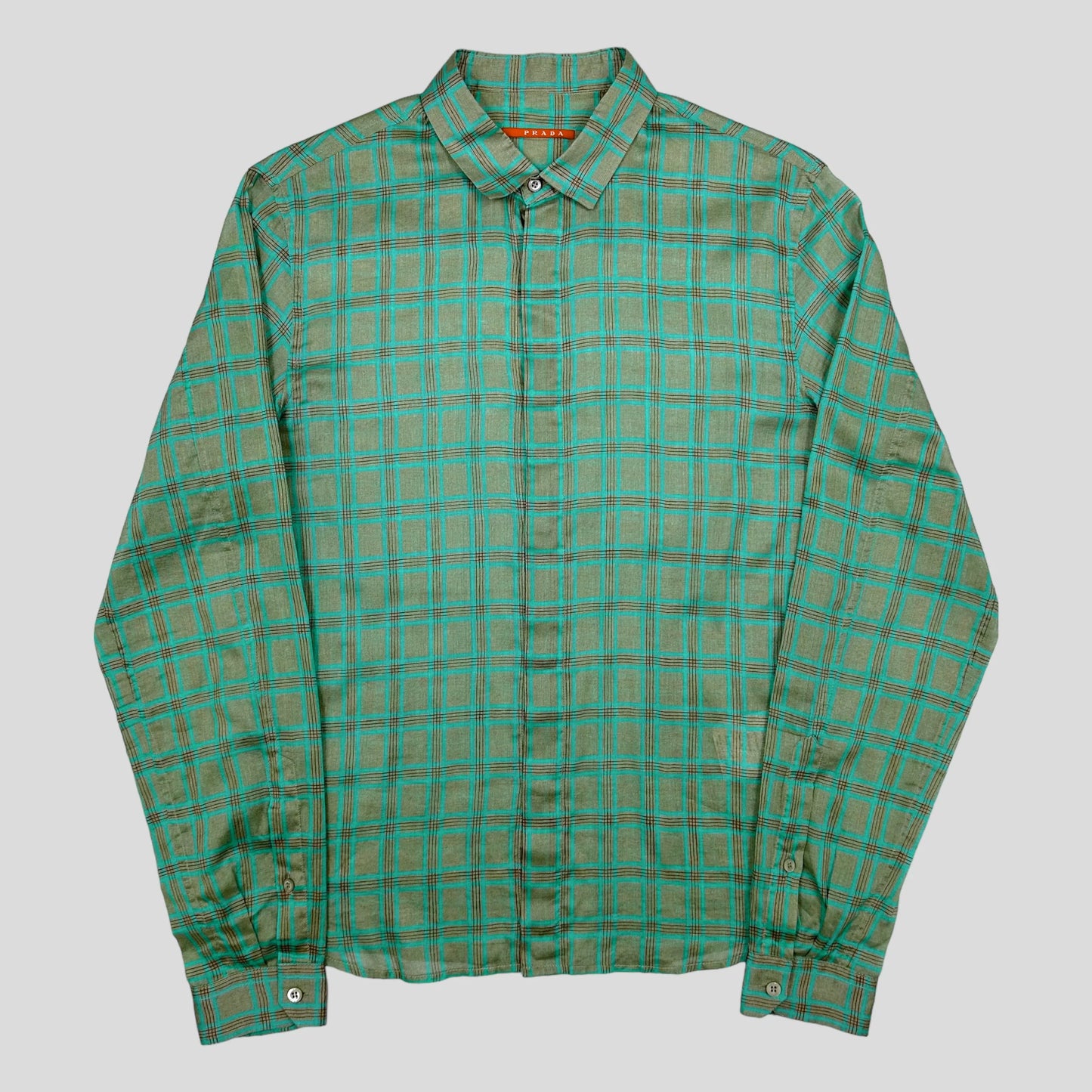 Prada Sport 2007 Neo-plaid Shirt - M