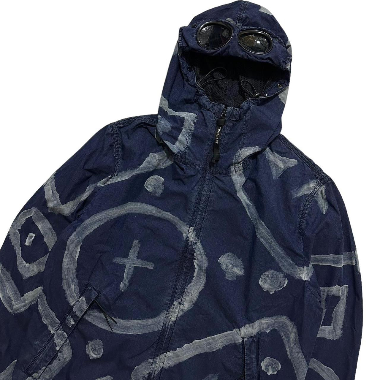 CP Company Indigo 50 Hand Painted Goggle Jacket