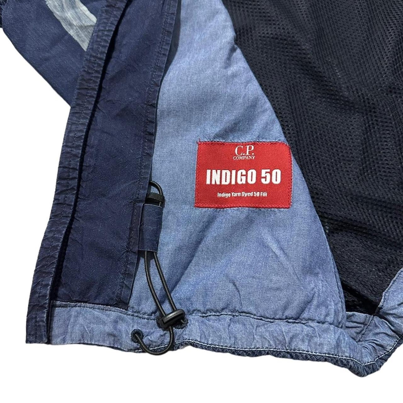 CP Company Indigo 50 Hand Painted Goggle Jacket