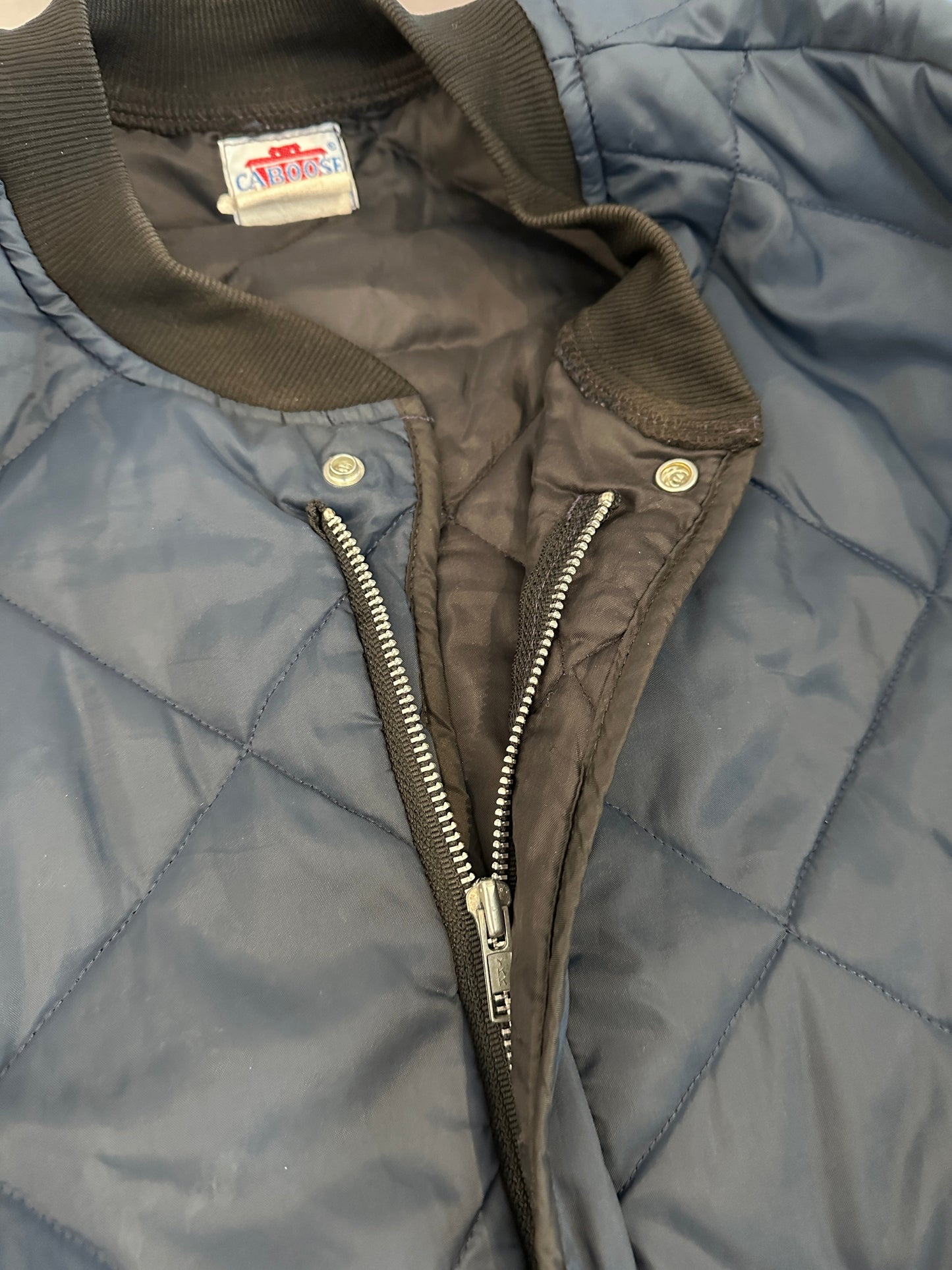 1980's Caboose Wadded Jacket - L | Medium, Red