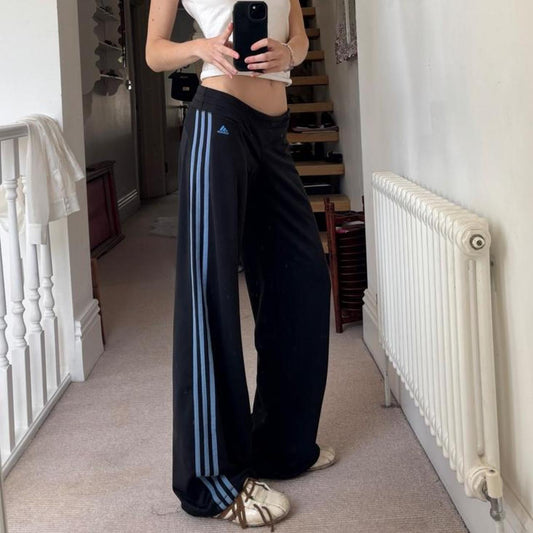 2000s Adidas yoga pants | Black, Black