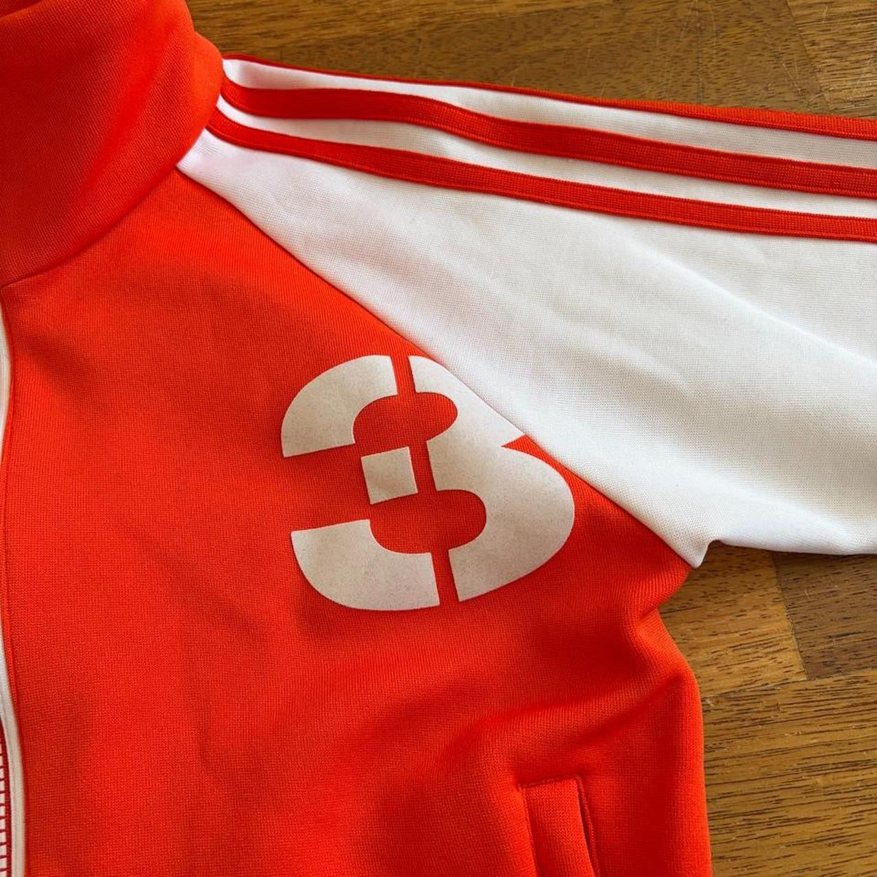2003 Adidas Track Top | White/Red, Red