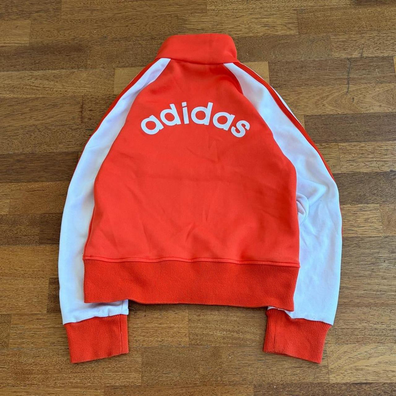 2003 Adidas Track Top | White/Red, Red