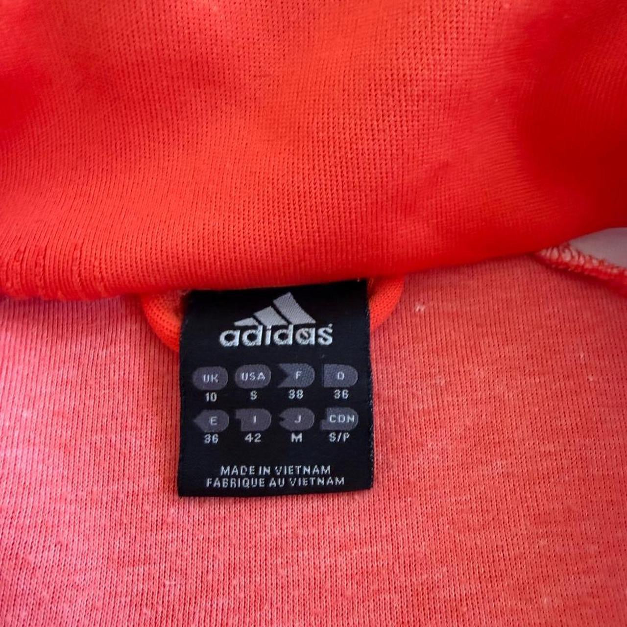 2003 Adidas Track Top | White/Red, Red