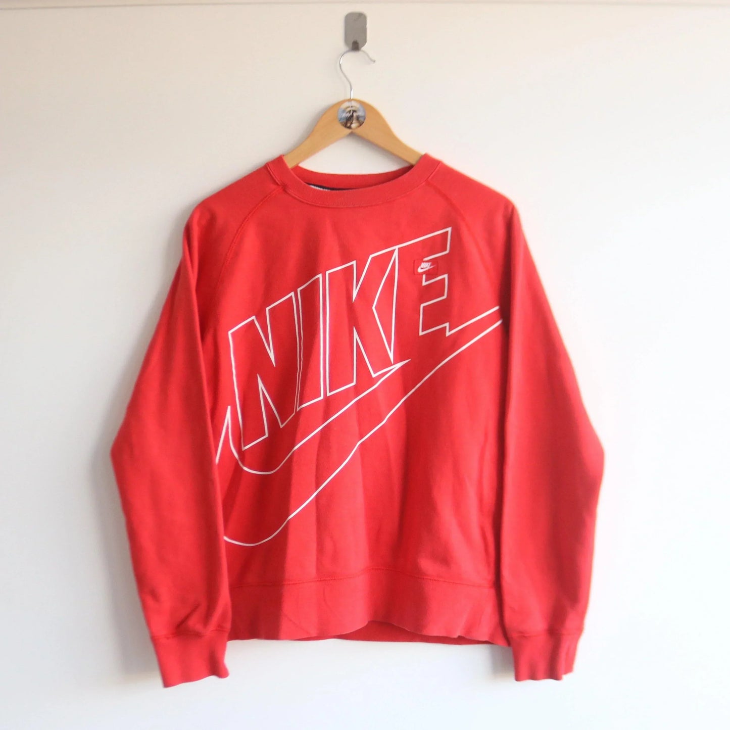 VINTAGE NIKE SPELL-OUT SWOOSH JUMPER (M)  (M)