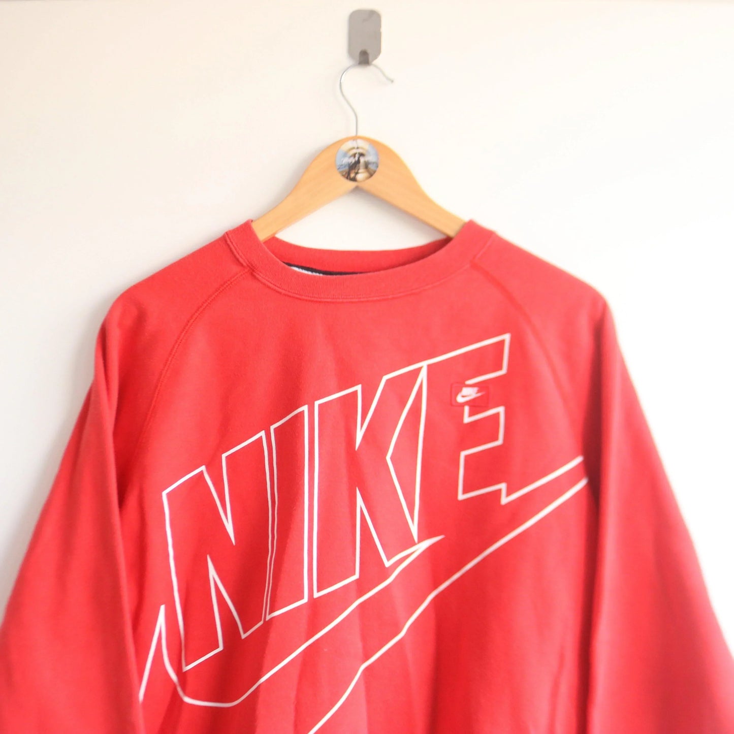 VINTAGE NIKE SPELL-OUT SWOOSH JUMPER (M)  (M)