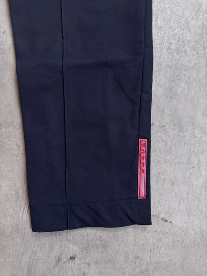 Prada Navy Stretch Capri's