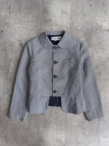 Comme Des Garcons Hounds Tooth Collar Jacket