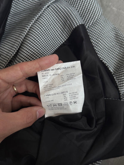 Comme Des Garcons Hounds Tooth Collar Jacket