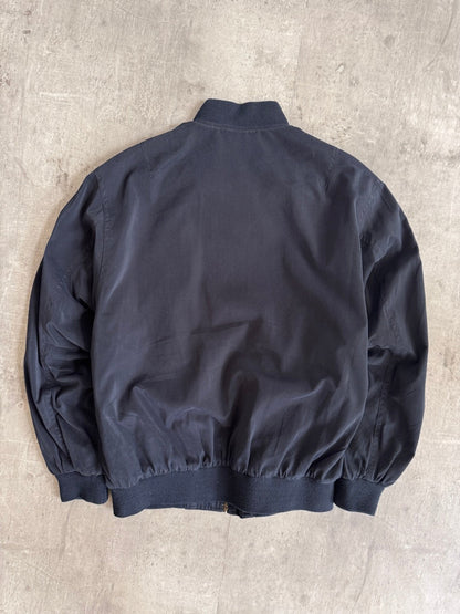Balenciaga Silk Lined Navy Bomber