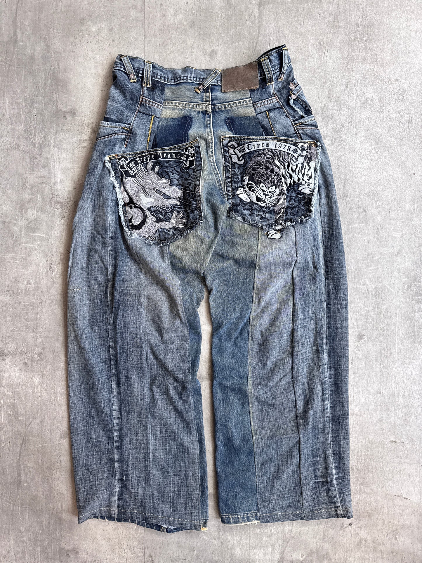 VT Rework: Pepe Jeans Washed Reworked Denim Jeans