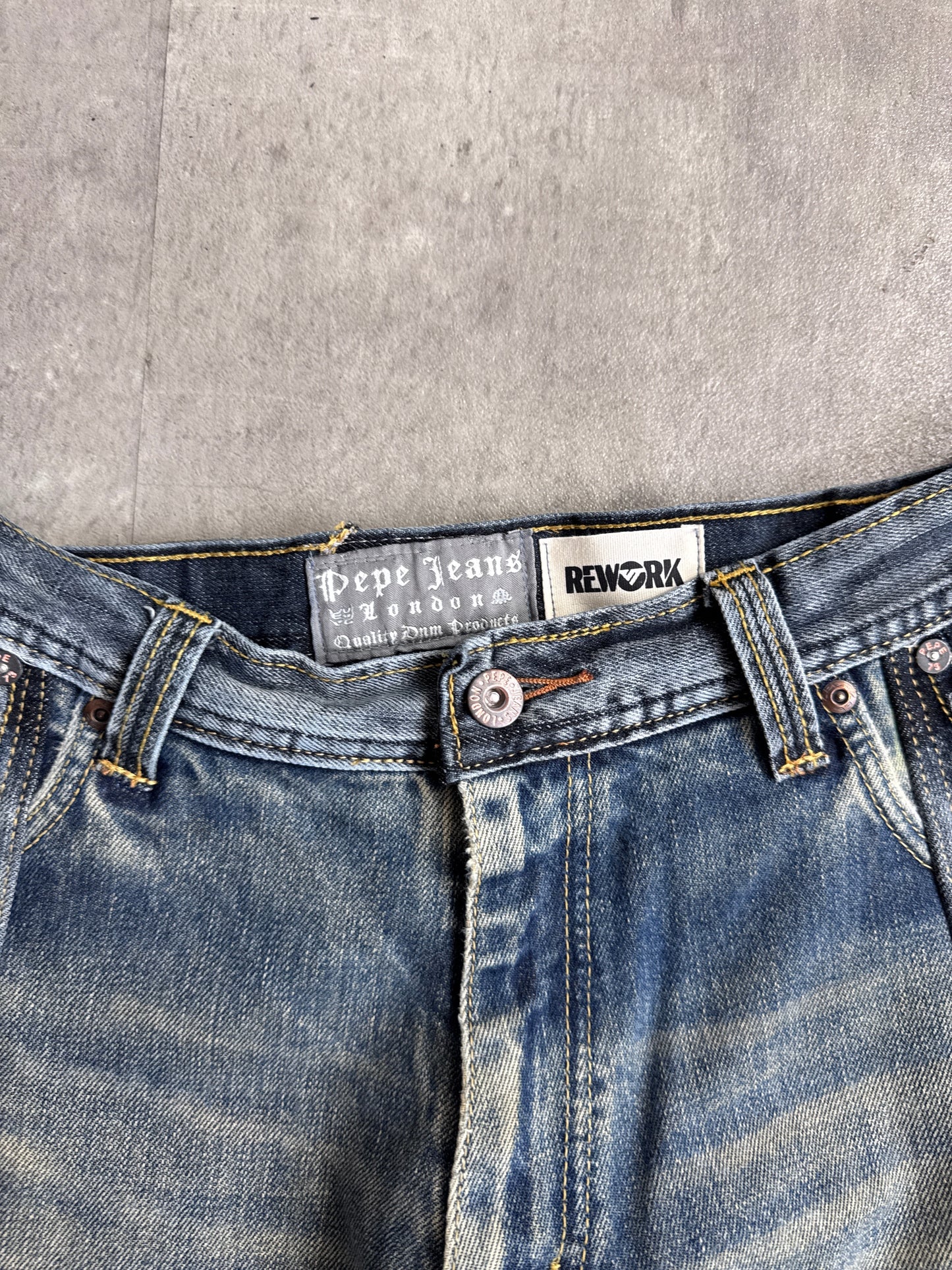 VT Rework: Pepe Jeans Washed Reworked Denim Jeans