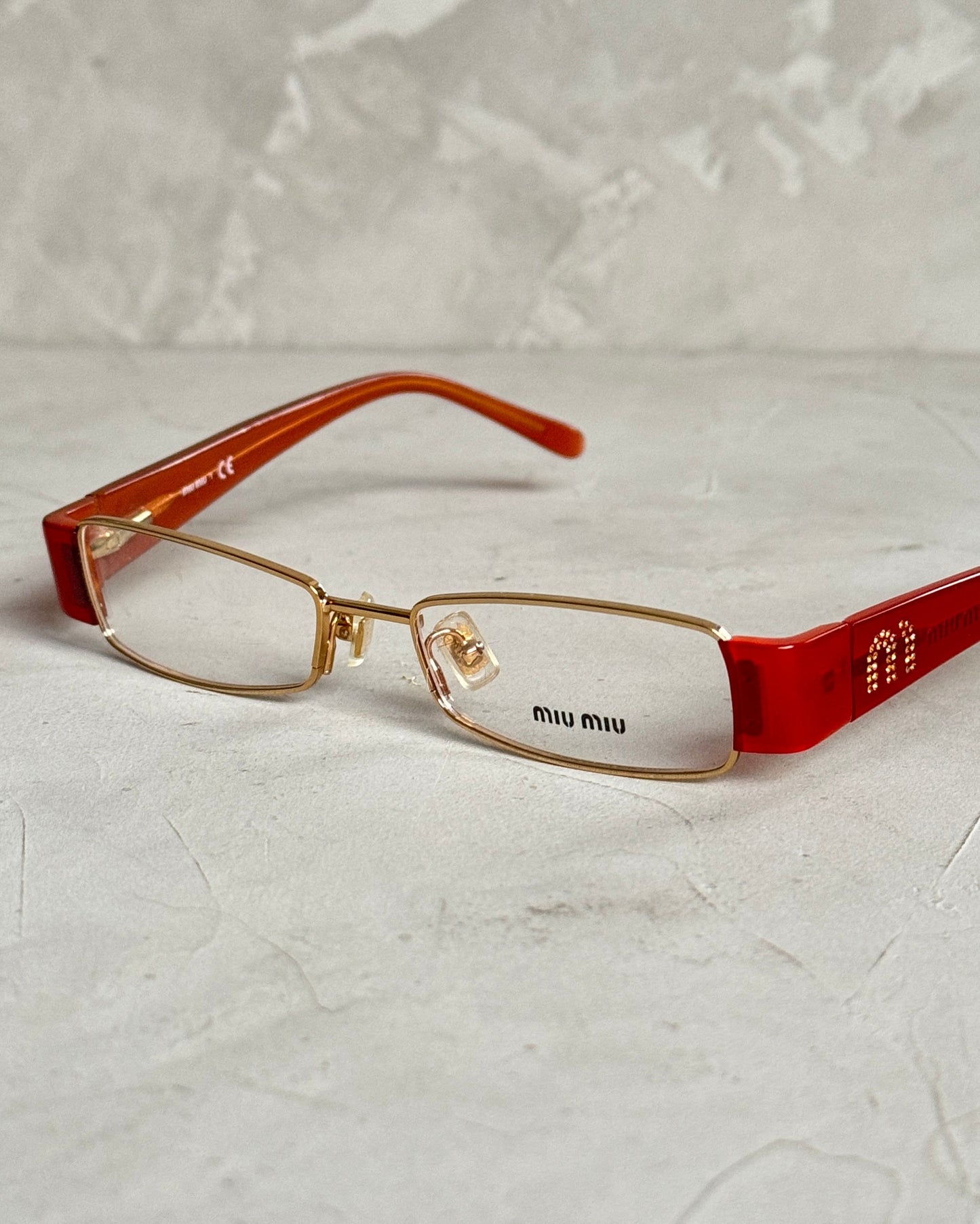 MIU MIU 90'S BAYONETTA GLASSES | O/S, Multicoloured