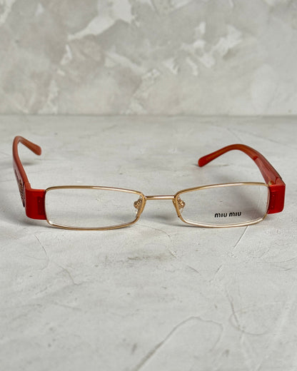 MIU MIU 90'S BAYONETTA GLASSES | O/S, Multicoloured