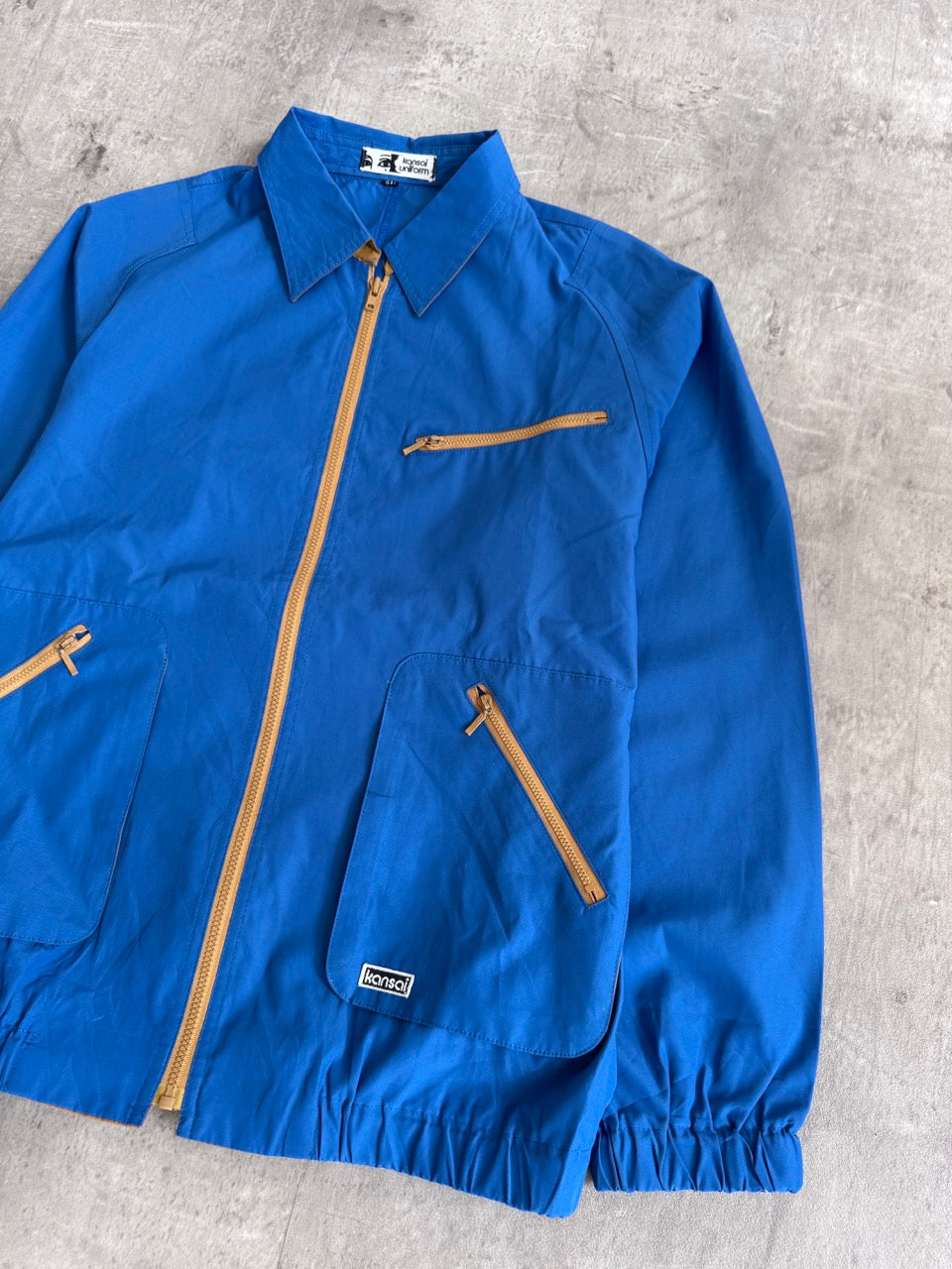 Kansai Uniform Multi Zip Nylon Harrington Jacket