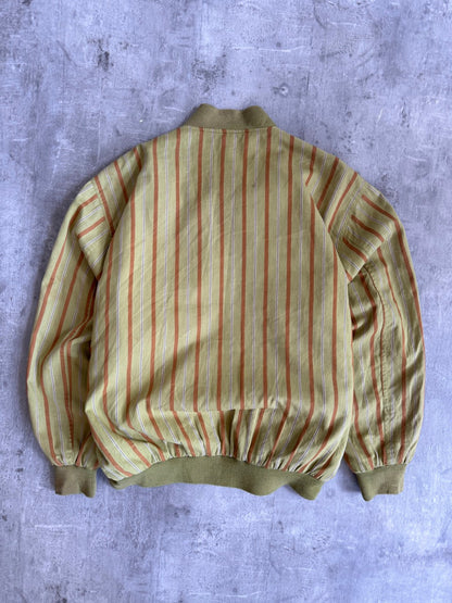 YSL Green Stripe Bomber Jacket