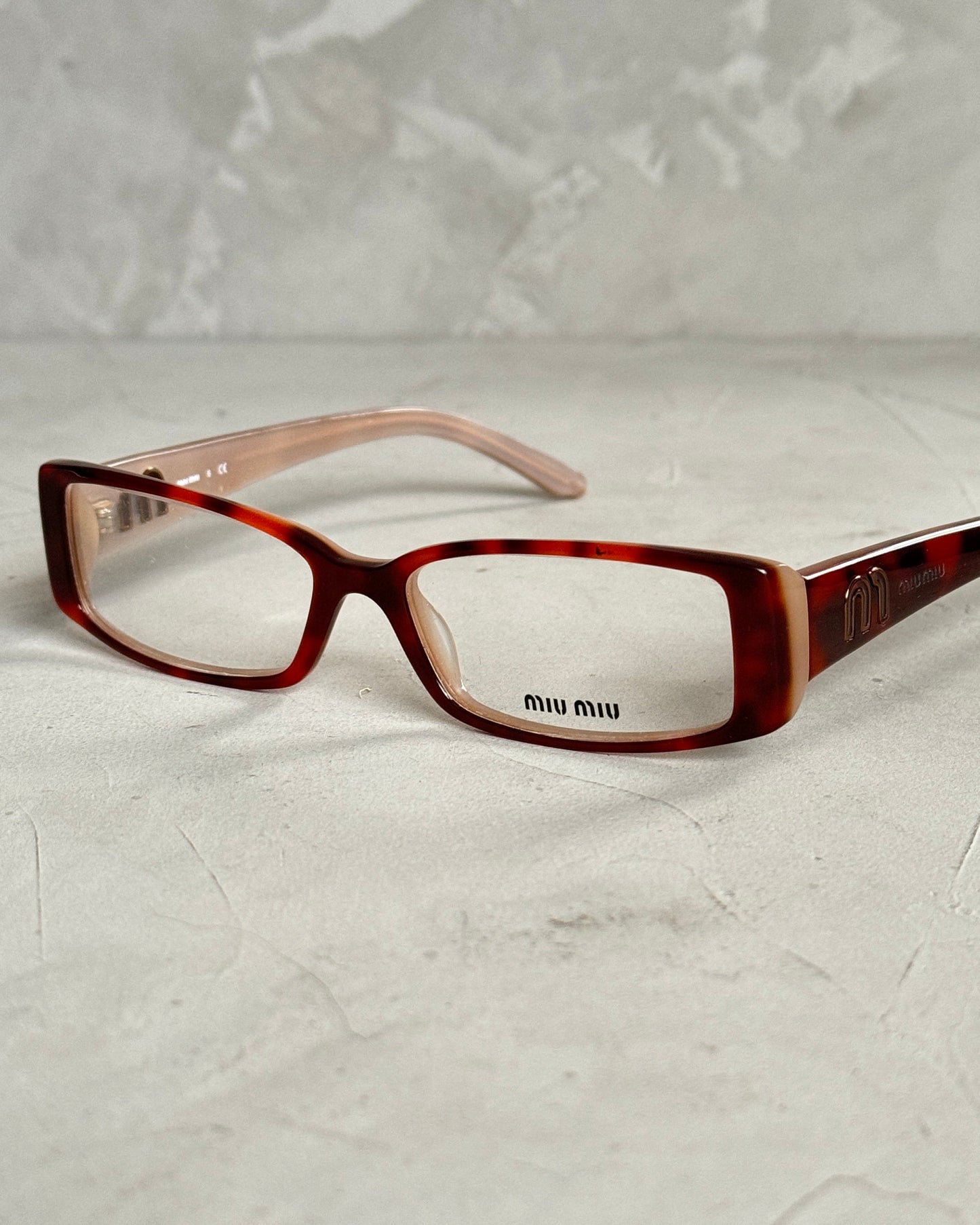 MIU MIU 90'S BAYONETTA GLASSES | O/S, Brown
