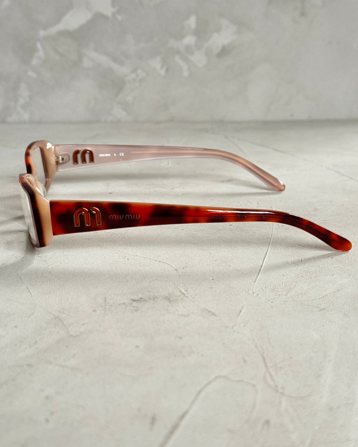 MIU MIU 90'S BAYONETTA GLASSES | O/S, Brown