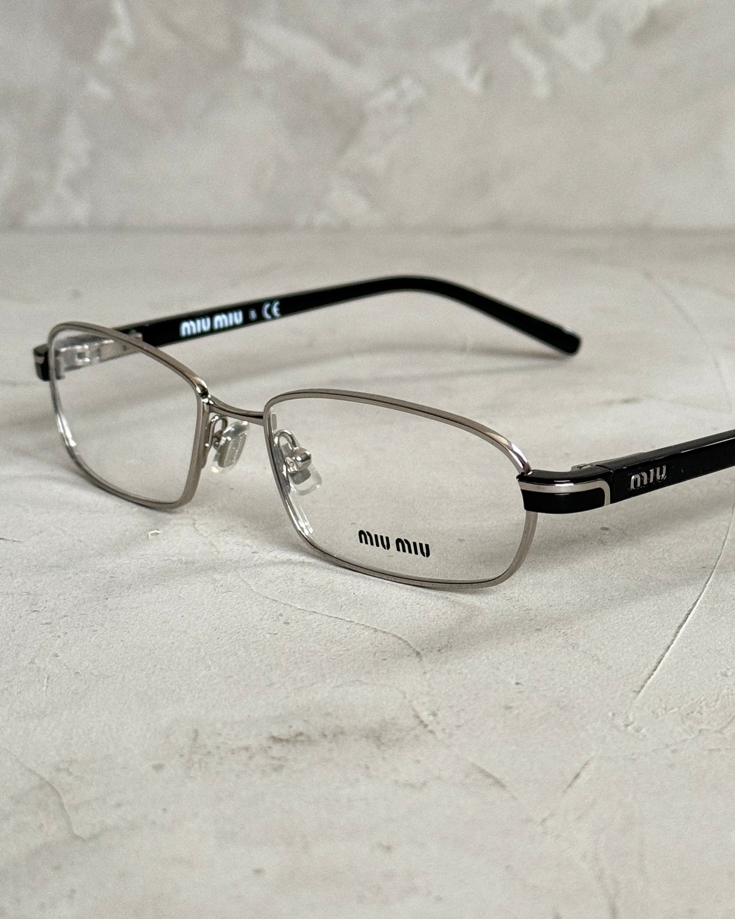 MIU MIU 90'S BAYONETTA GLASSES | O/S, Black