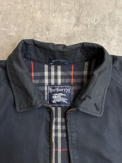 Burberry Lightweight Navy Nova Check Lined Cotton Jacket