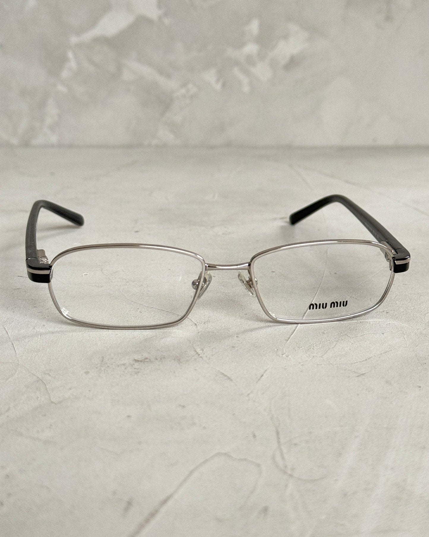 MIU MIU 90'S BAYONETTA GLASSES | O/S, Black