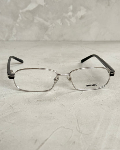 MIU MIU 90'S BAYONETTA GLASSES | O/S, Black