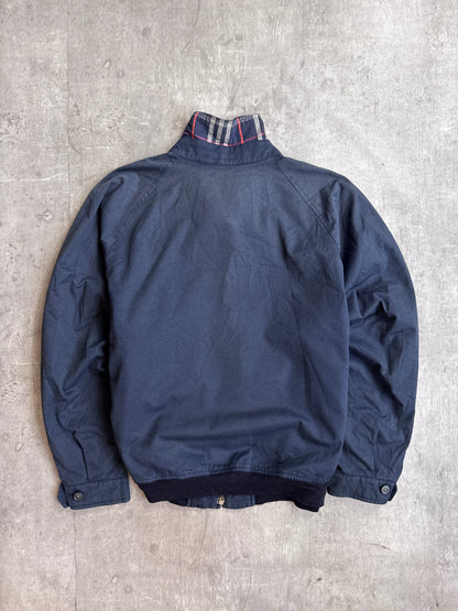 Burberry Lightweight Navy Nova Check Lined Cotton Jacket