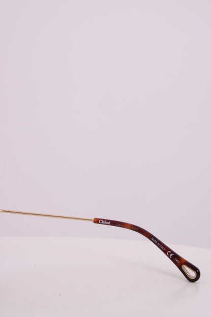 Chloe Poppy Hexagonal Sunglasses Gold | O/S, Gold