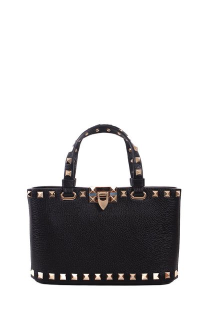 Valentino Rockstud Mini Shopping Bag Black | O/S, Black