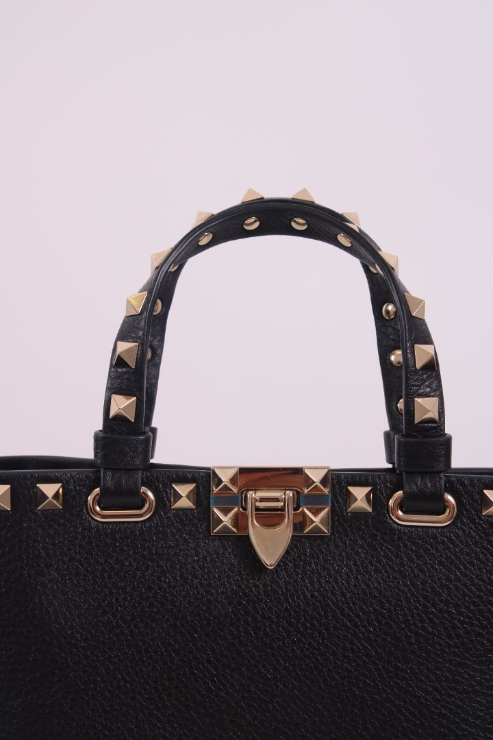 Valentino Rockstud Mini Shopping Bag Black | O/S, Black