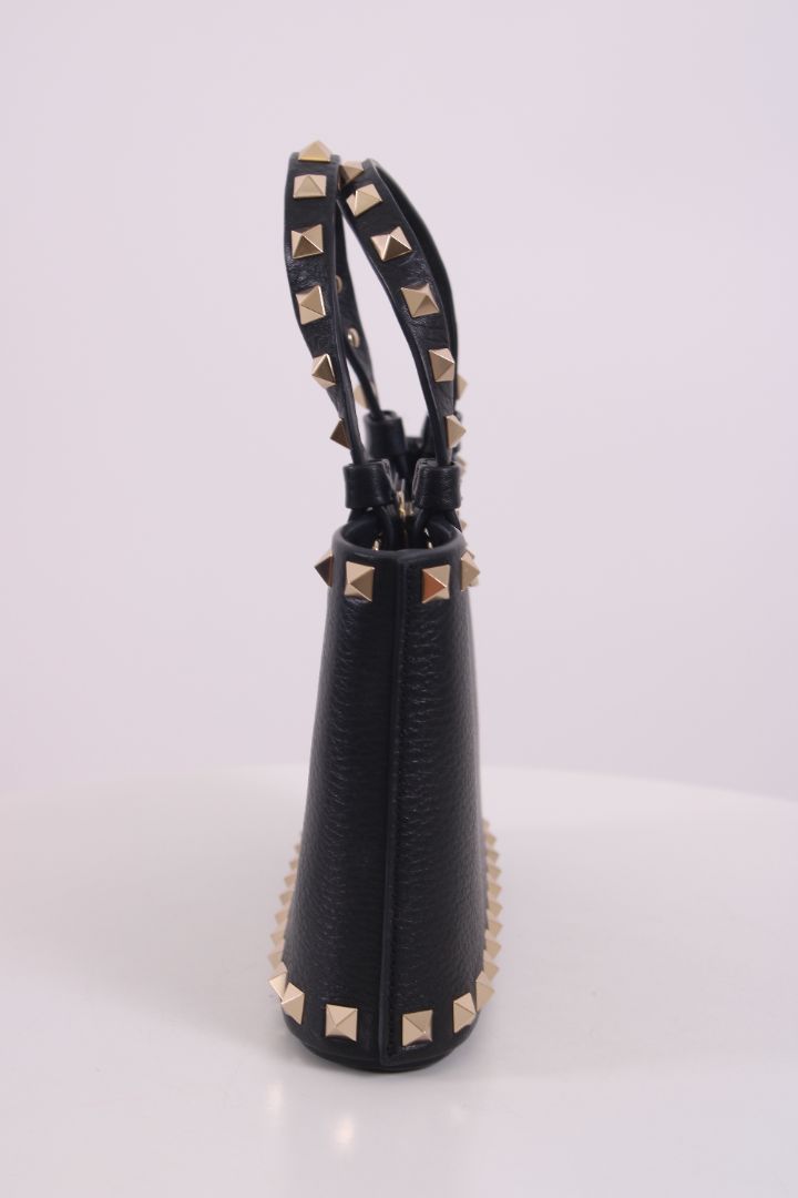 Valentino Rockstud Mini Shopping Bag Black | O/S, Black