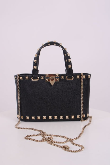 Valentino Rockstud Mini Shopping Bag Black | O/S, Black
