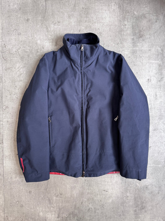 Prada Navy Drivers Jacket