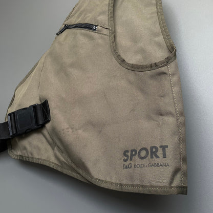 Dolce & Gabanna Sport Khaki 00s Crossbody Harness Bag | O/S, Khaki