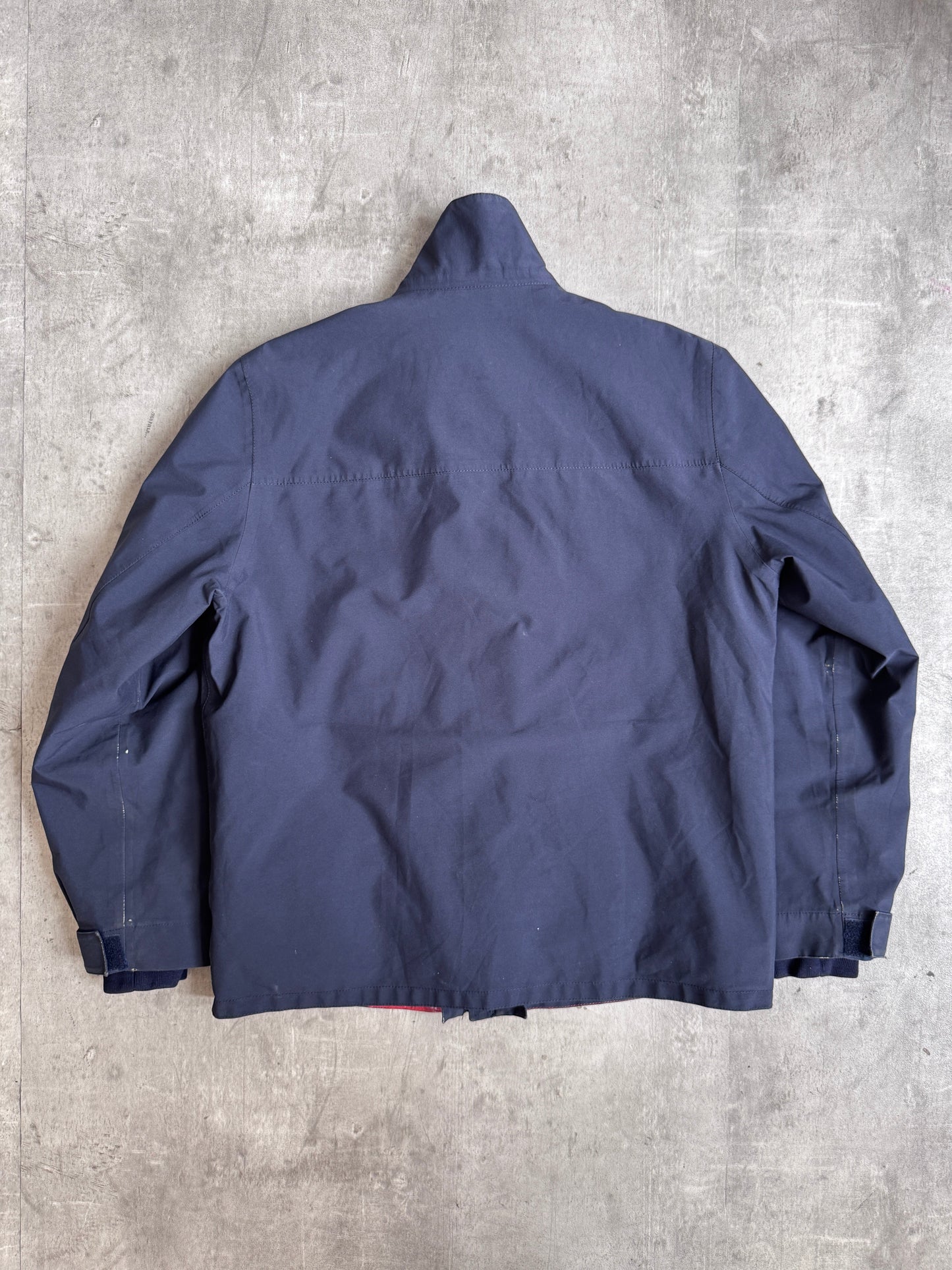 Prada Navy Drivers Jacket