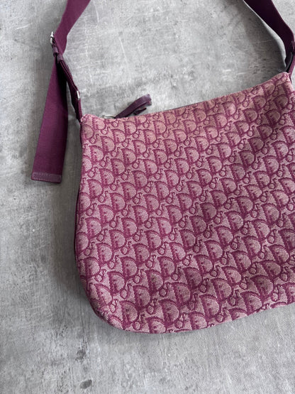 Dior Monogram Red Cloth Cross Body