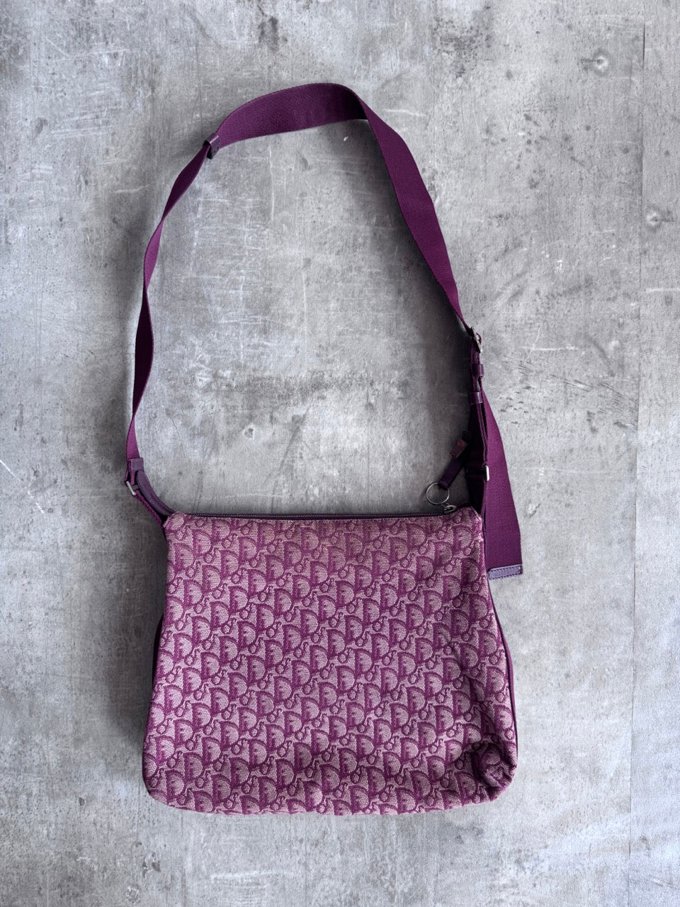 Dior Monogram Red Cloth Cross Body