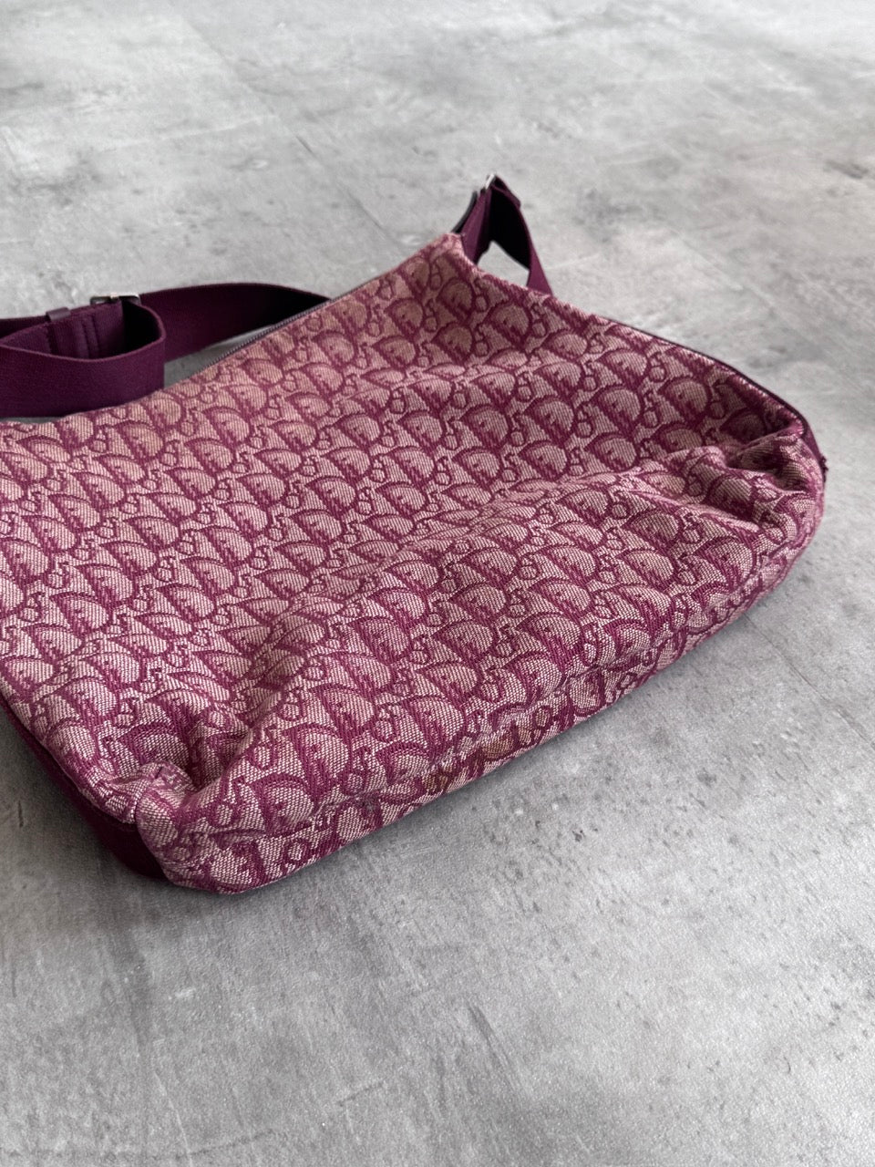 Dior Monogram Red Cloth Cross Body