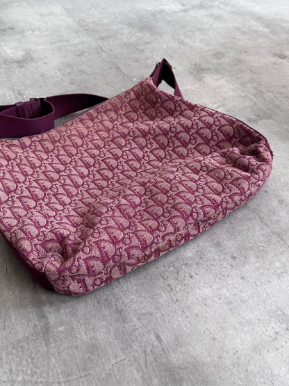 Dior Monogram Red Cloth Cross Body