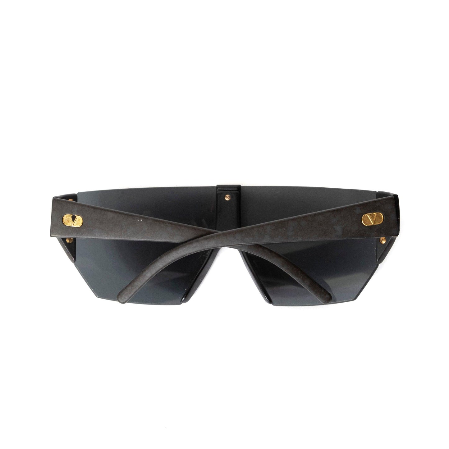 Valentino Black Shield Sunglasses - Known Source
