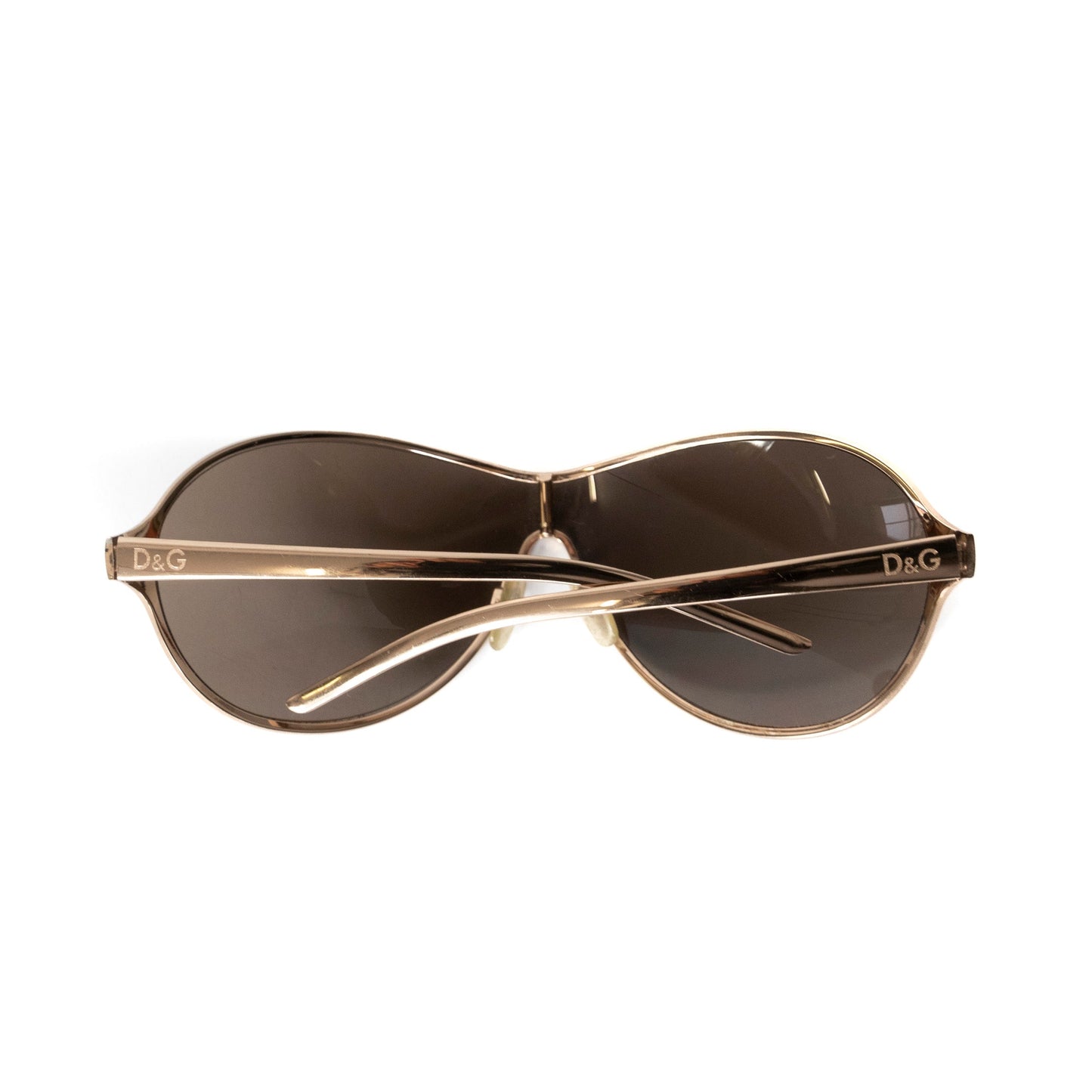 Dolce & Gabbana Brown Visor Sunglasses