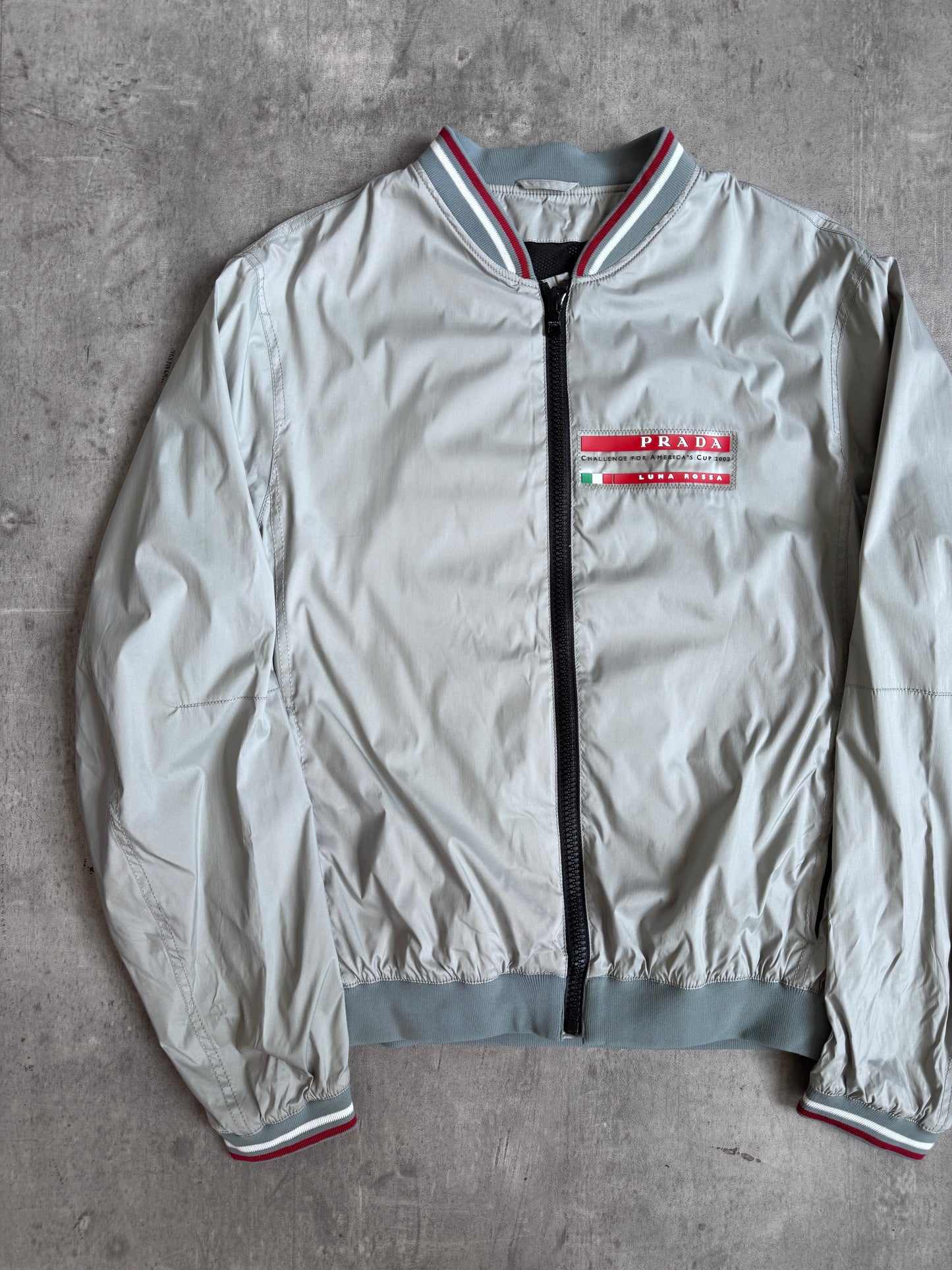 2003 Prada Luna Rossa Challenge Lightweight Technical Bomber Jacket