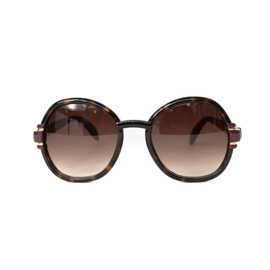 Gucci Mauve Oval Sunglasses