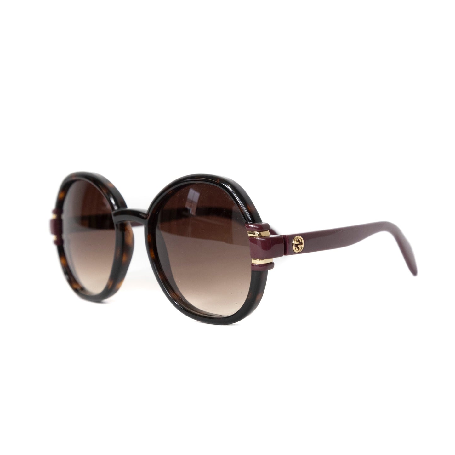 Gucci Mauve Oval Sunglasses