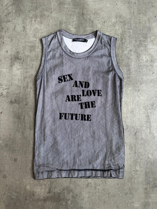 S/S 2003 Dolce and Gabbana SALATF Layered Tank Top | Small, Red