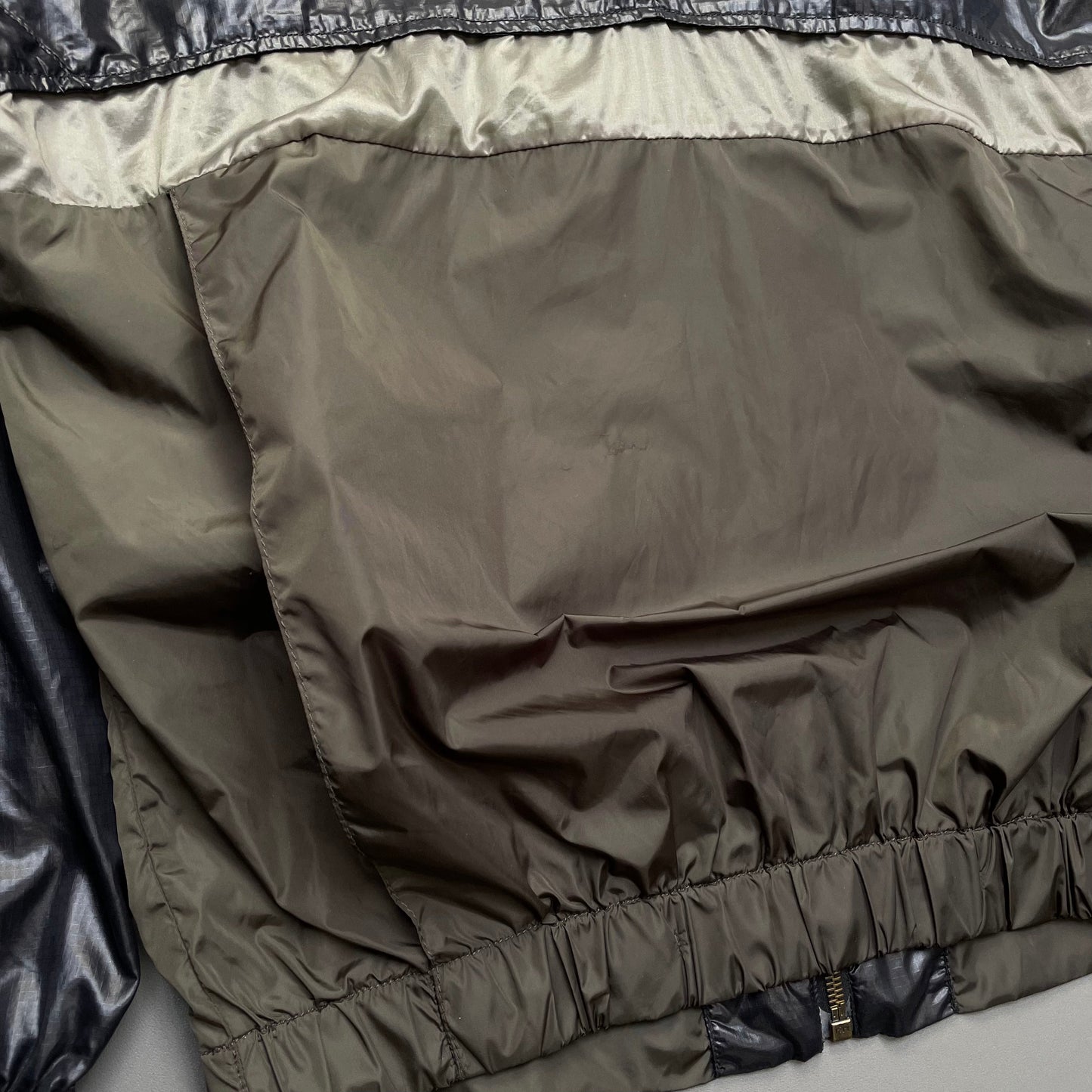 Prada Sport Black, Green & Grey 2008 Translucent Windbreaker | Medium, Multicoloured
